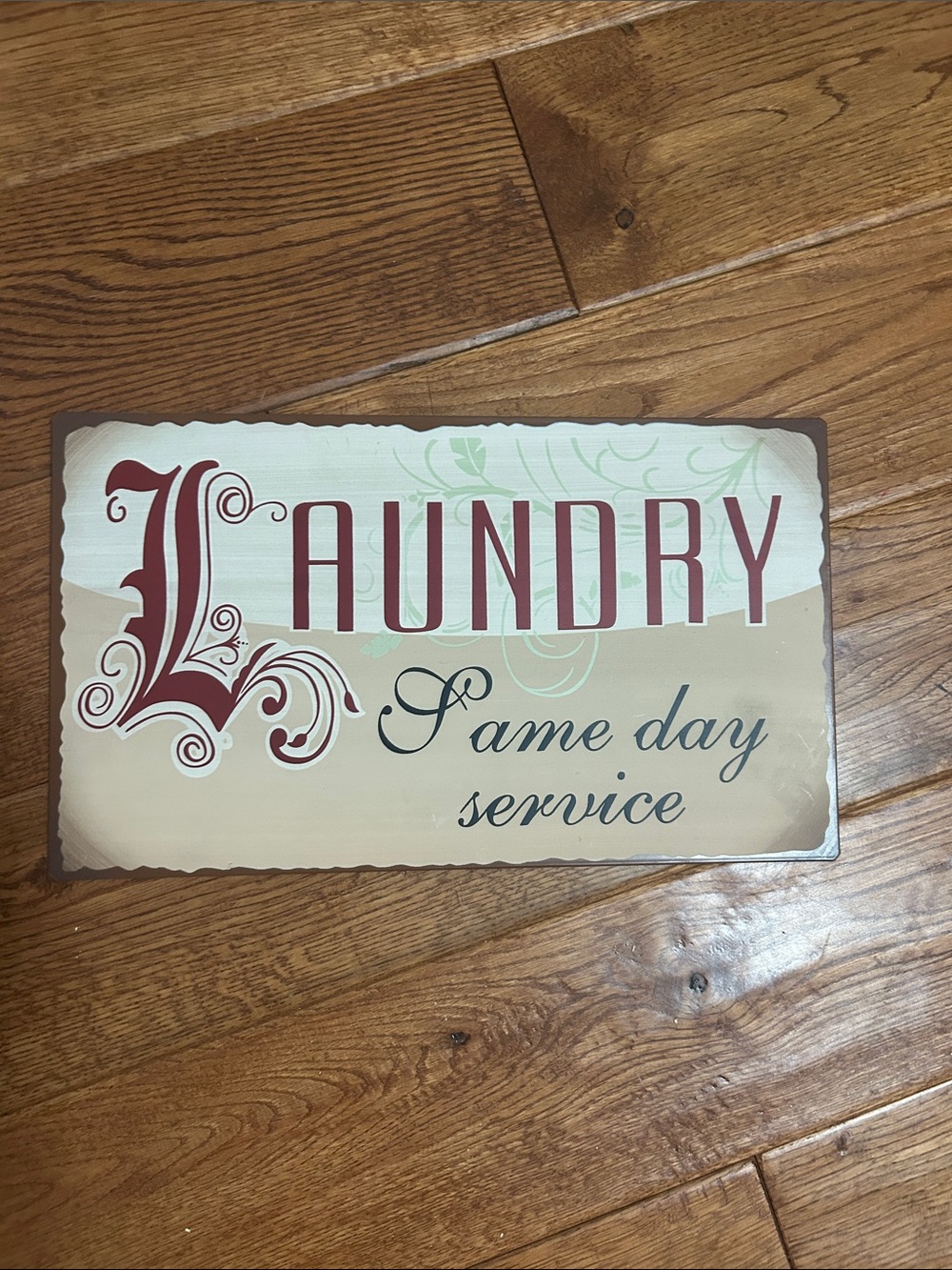 Laundry room wall decor